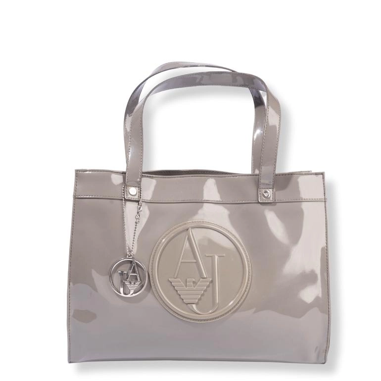 Armani Jeans Patent Leather Tote